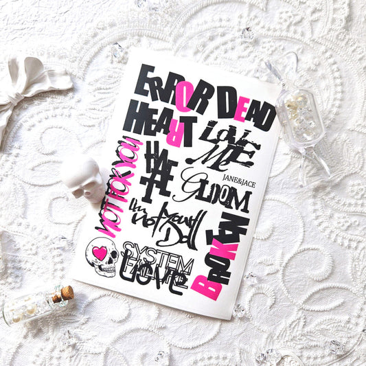 [Jane&Jace] Blackpink Lettering PET Sticker