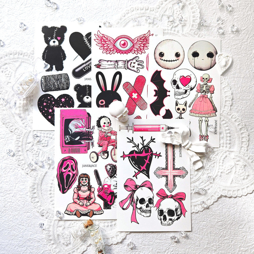 [Jane&Jace] Blackpink Kitch Gothic Deco Paper