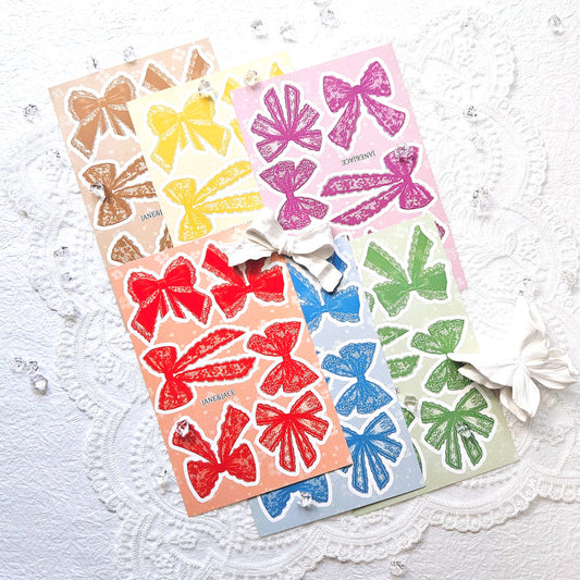 [Jane&Jace] Colorful Lace Ribbon Paper