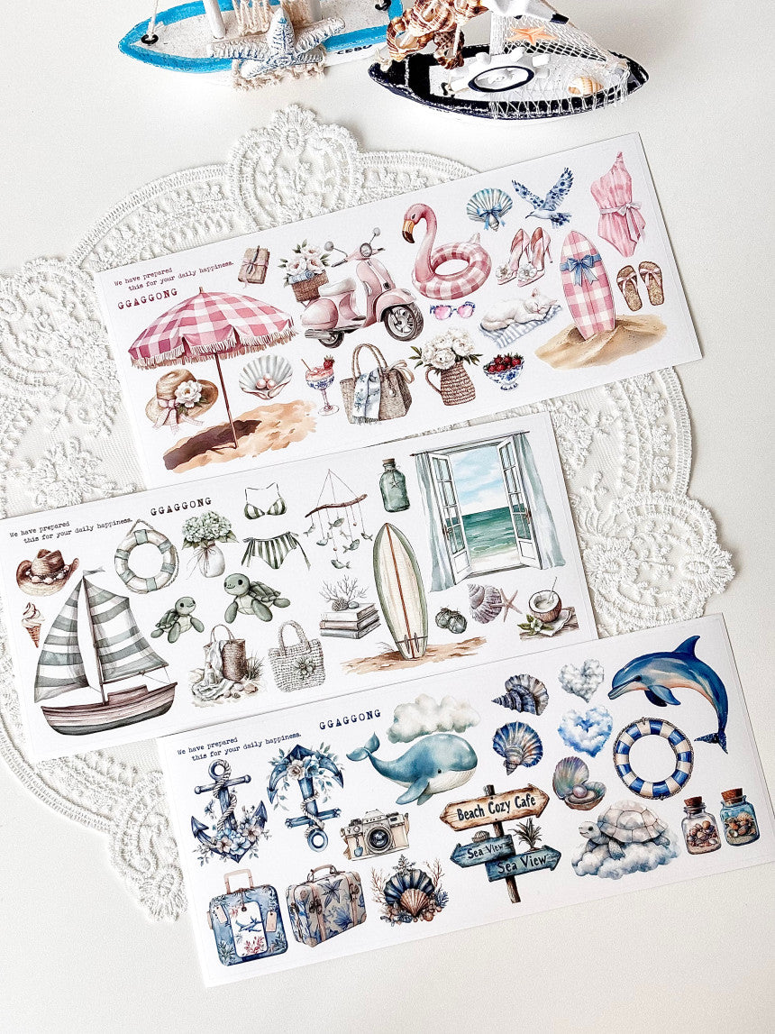 [GGAGGONG] Under The Sea Summer Sticker