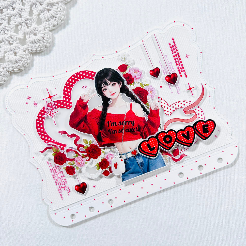 [Kind YumYum Store] Heart font (paper)