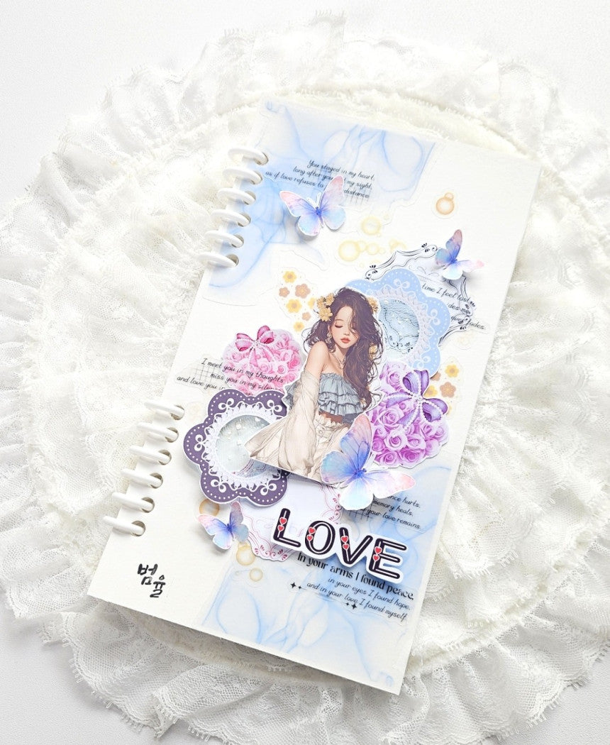 [BUMYUL] The Texture of Blending Colors PVC Sticker
