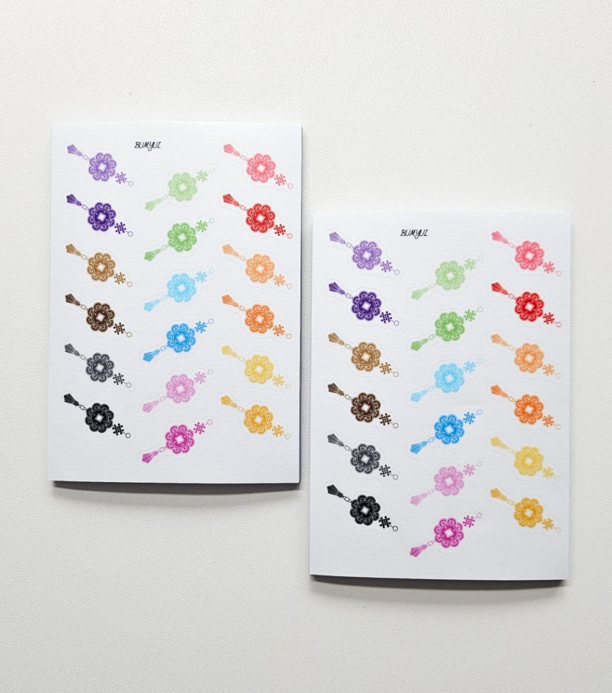 [BUMYUL] Accent Color Norigae PVC Sticker