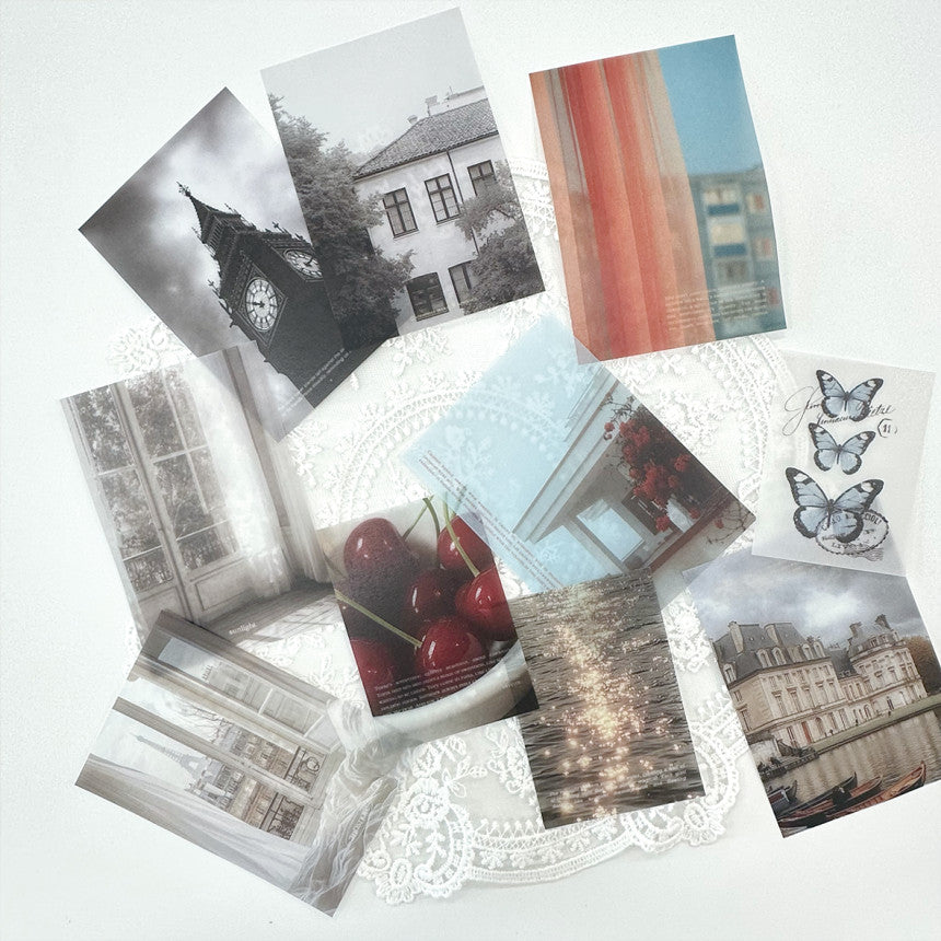 [Ann's NOTE] Moddern Collage Vintage Tracing Paper