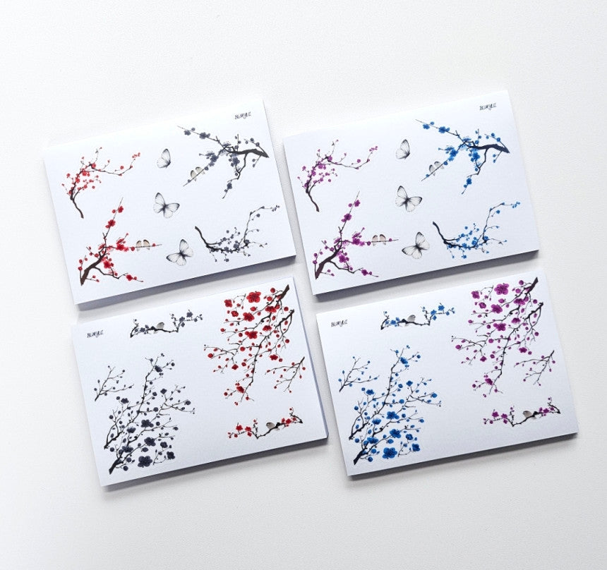 [BUMYUL] A Branch Where Flowers Rested PVC Sticker