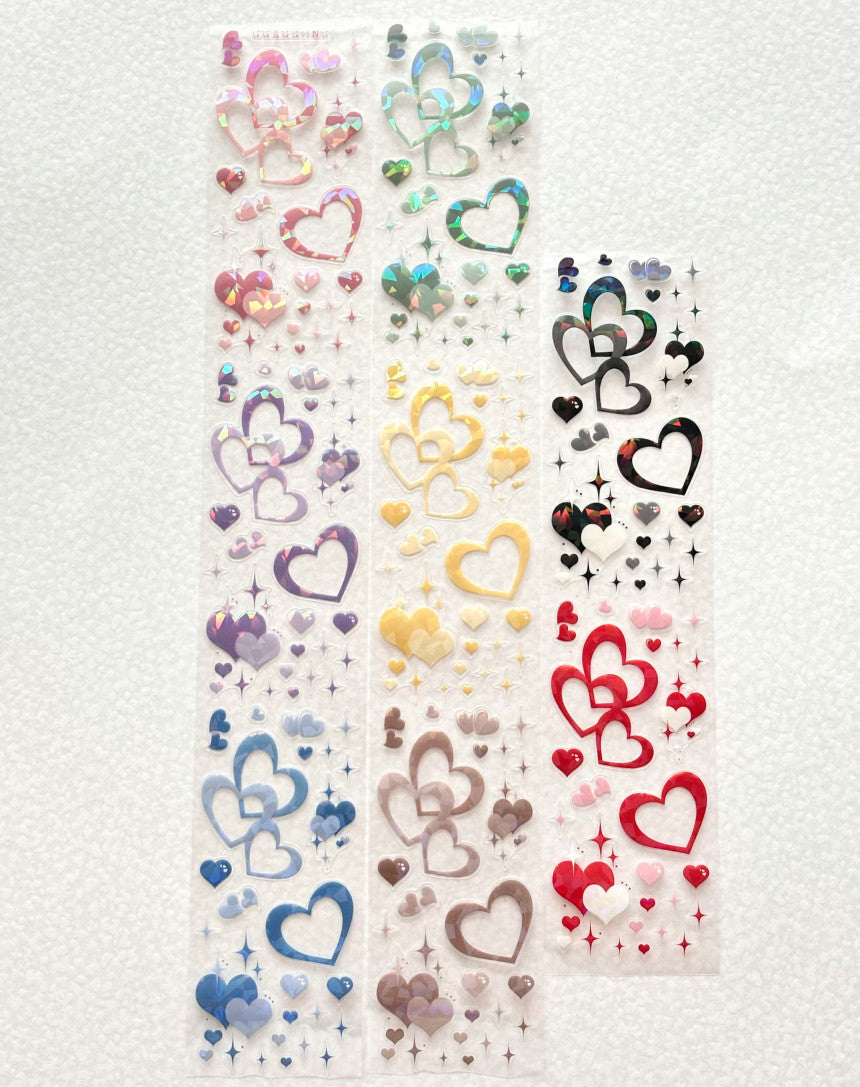 [GGAGGONG] Twinkle Hearts PET Tape