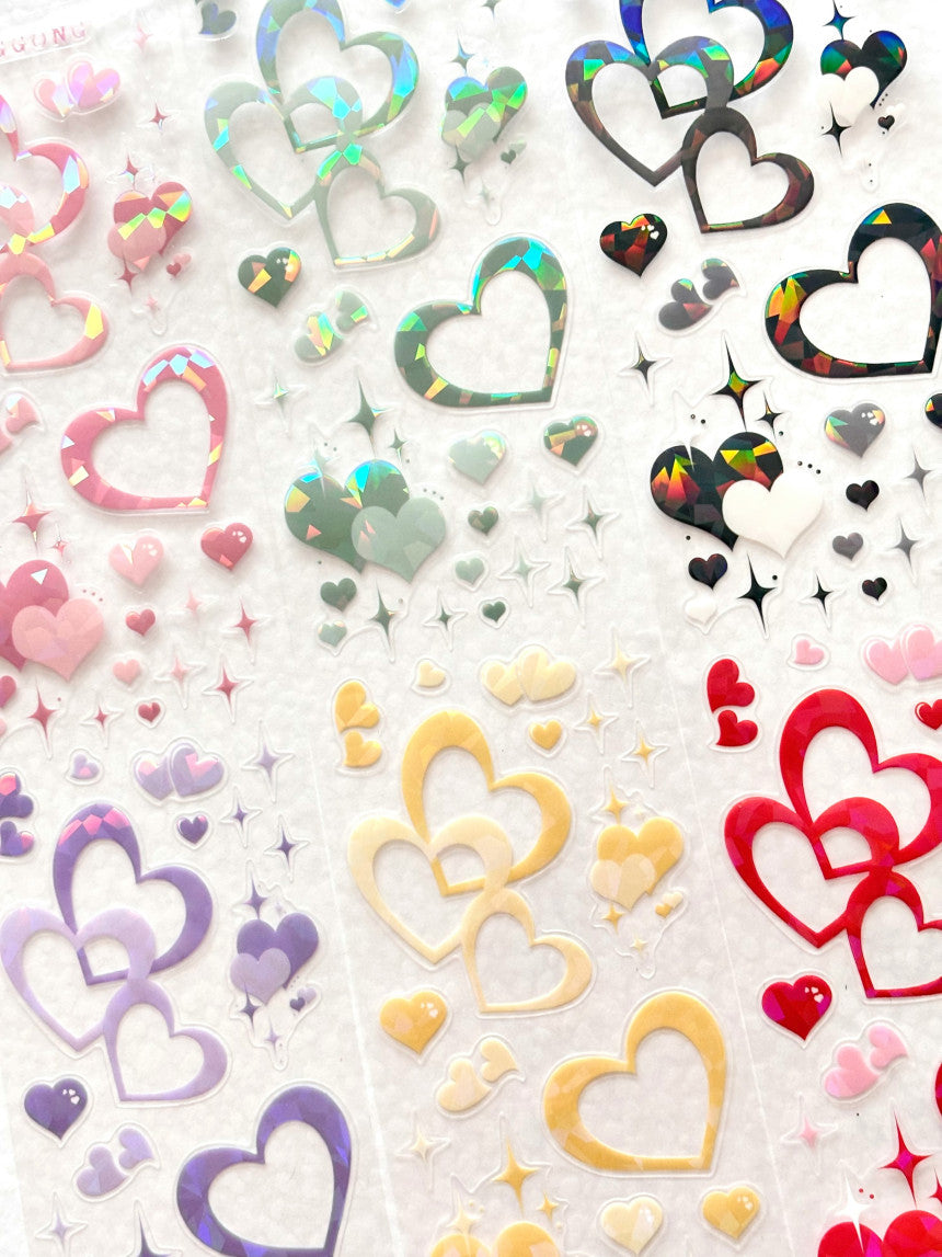 [GGAGGONG] Twinkle Hearts PET Tape