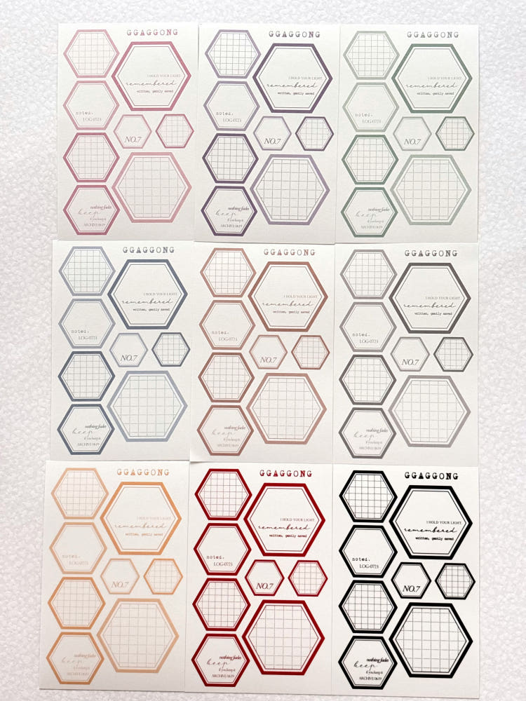 [GGAGGONG] Carved Shapes Paper