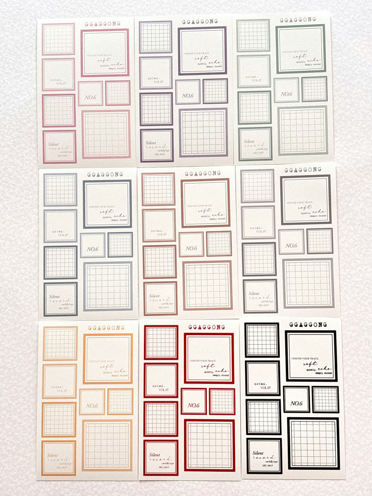 [GGAGGONG] Carved Shapes Paper