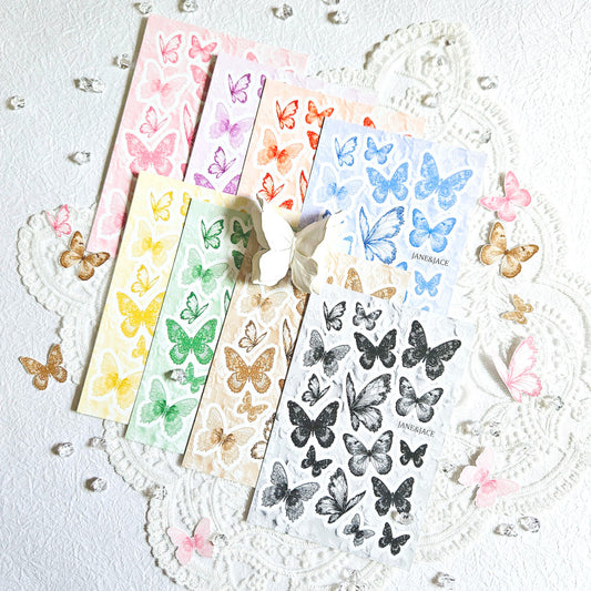 [Jane&Jace] Romantic Lace Butterfly Paper