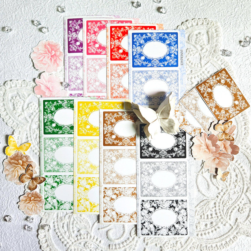 [Jane&Jace] Lase Square Antique Frame Paper