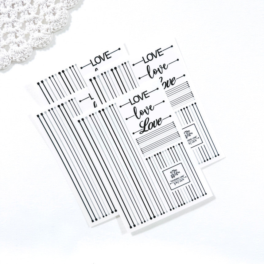[Kind YumYum Store] Border Line Sticker