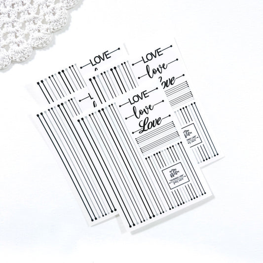 [Kind YumYum Store] Border Line Sticker