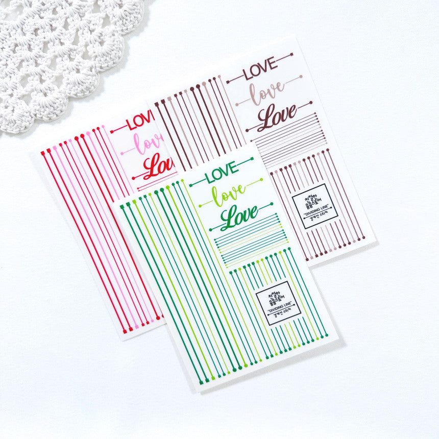 [Kind YumYum Store] Border Line Sticker