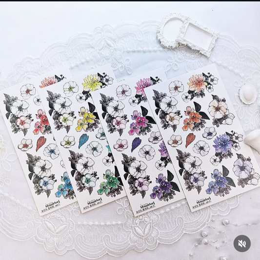 [DOA SHOP] Point Flower Sticker