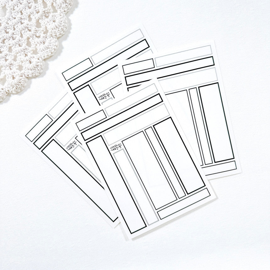 [Kind YumYum Store] Elongated square sticker
