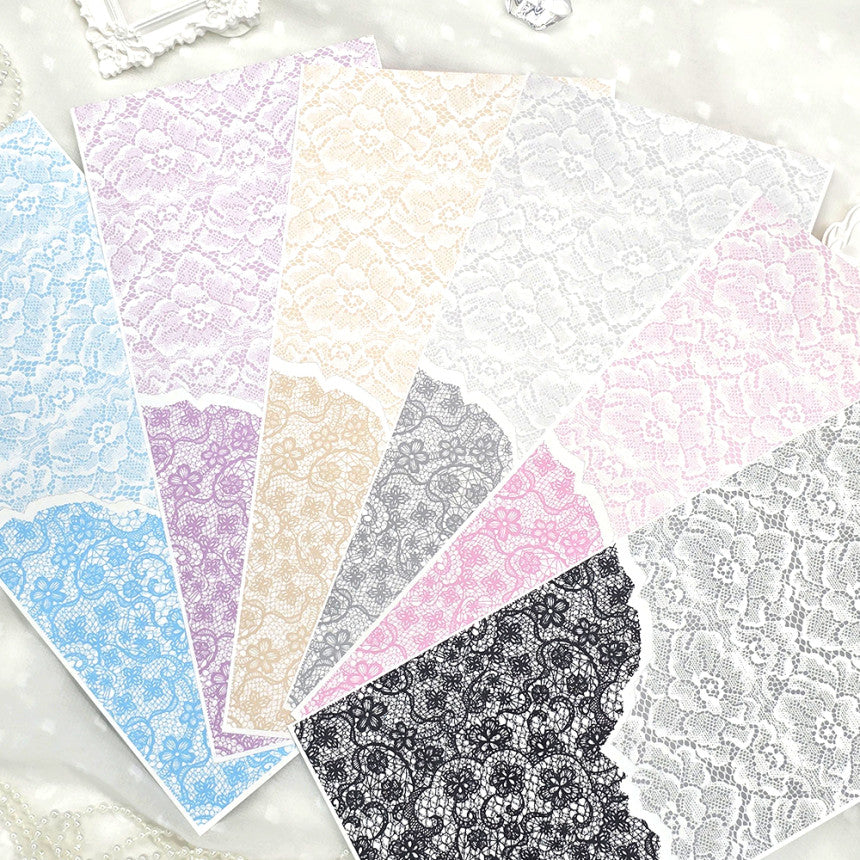 [Syuuume] Lace Pocket 6color memo 120kg