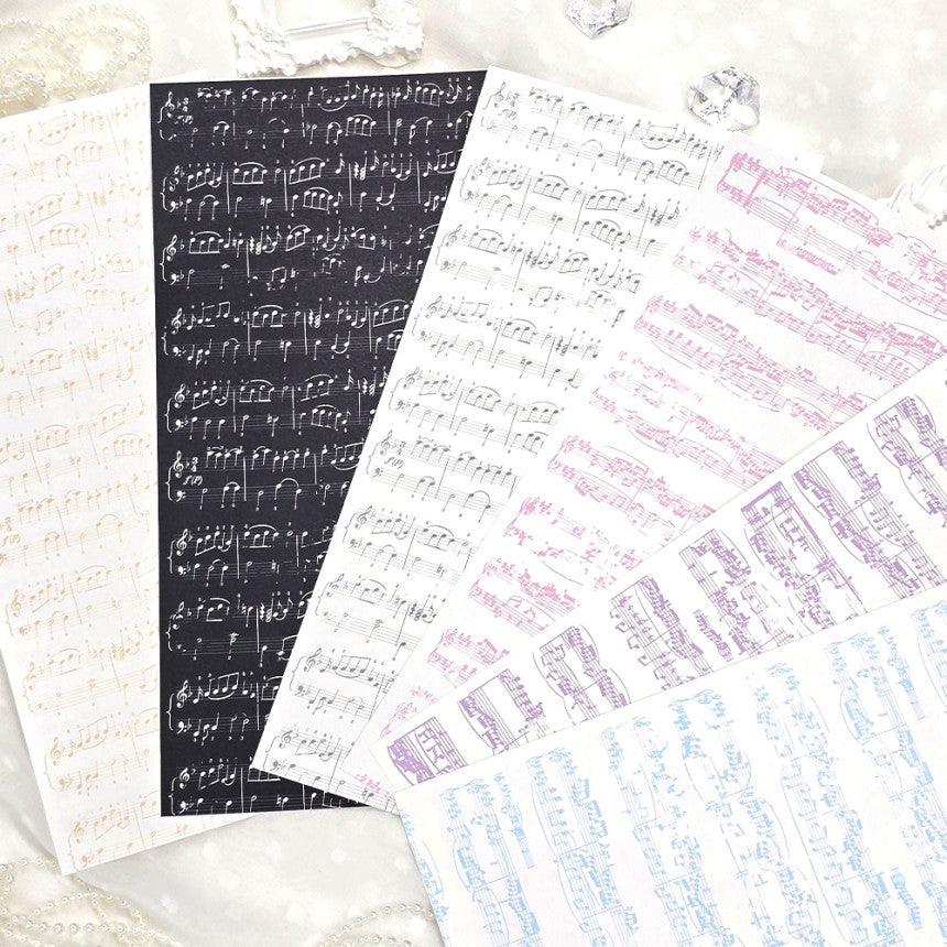 [Syuuume] Music Score Paper 6 color memo 120kg