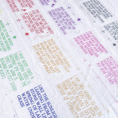 [DOA SHOP]Typography cutting masking tape3