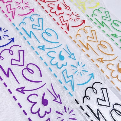 [DOA SHOP]Typography cutting masking tape5