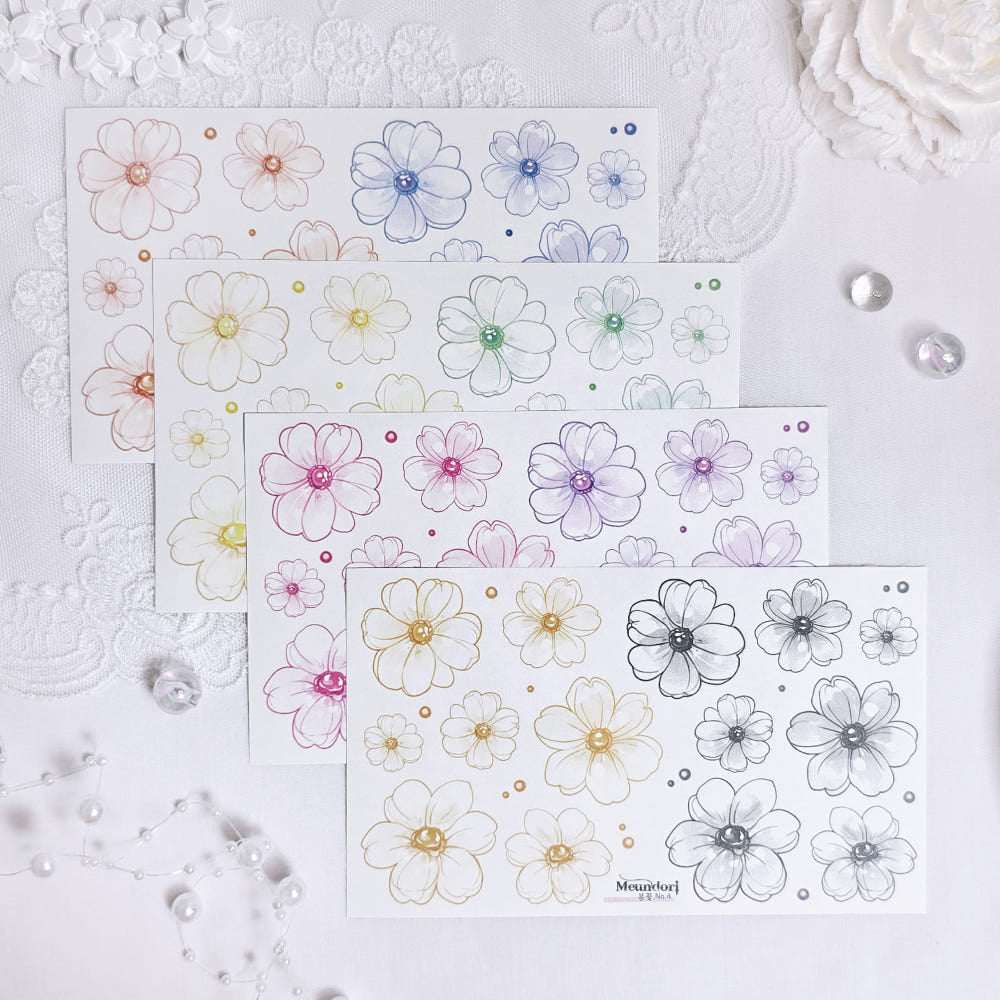[DOA SHOP] Flower sticker
