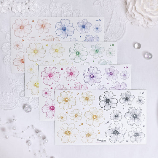 [DOA SHOP] Flower sticker