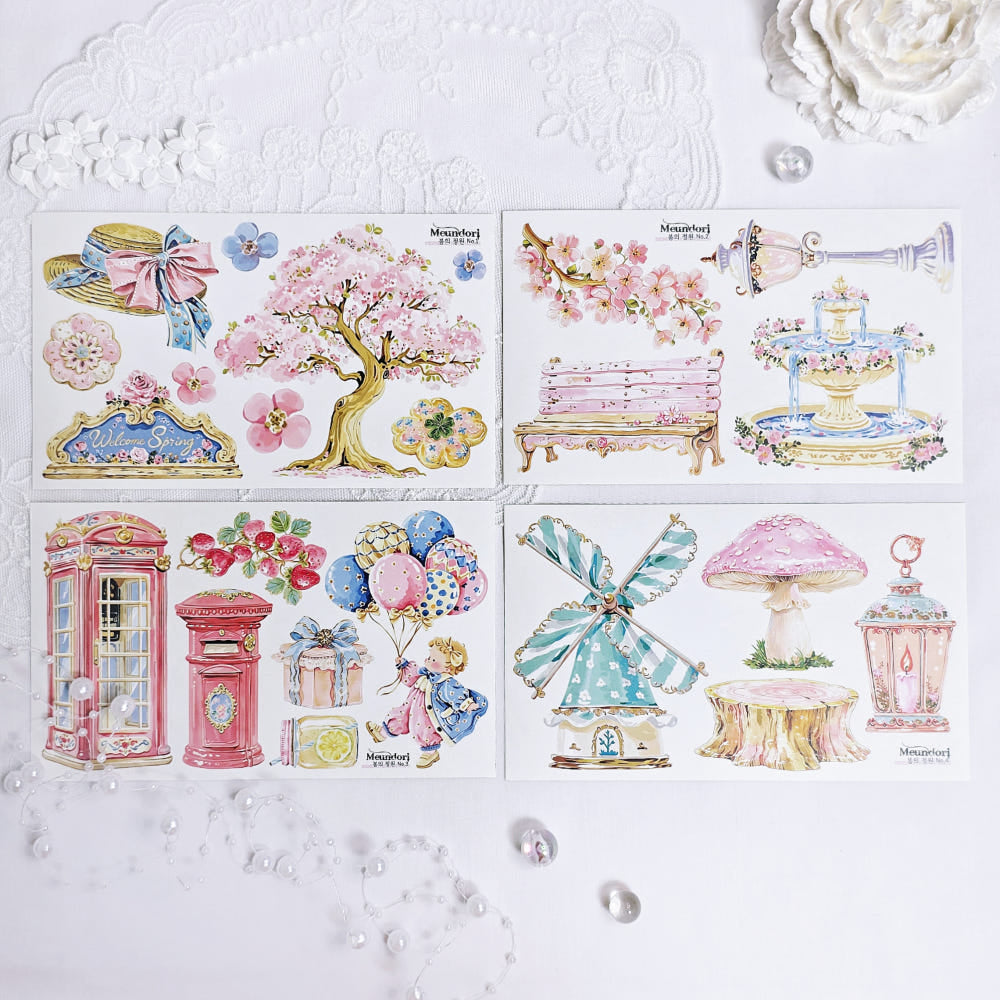 [DOA SHOP] Spring Garden Sticker