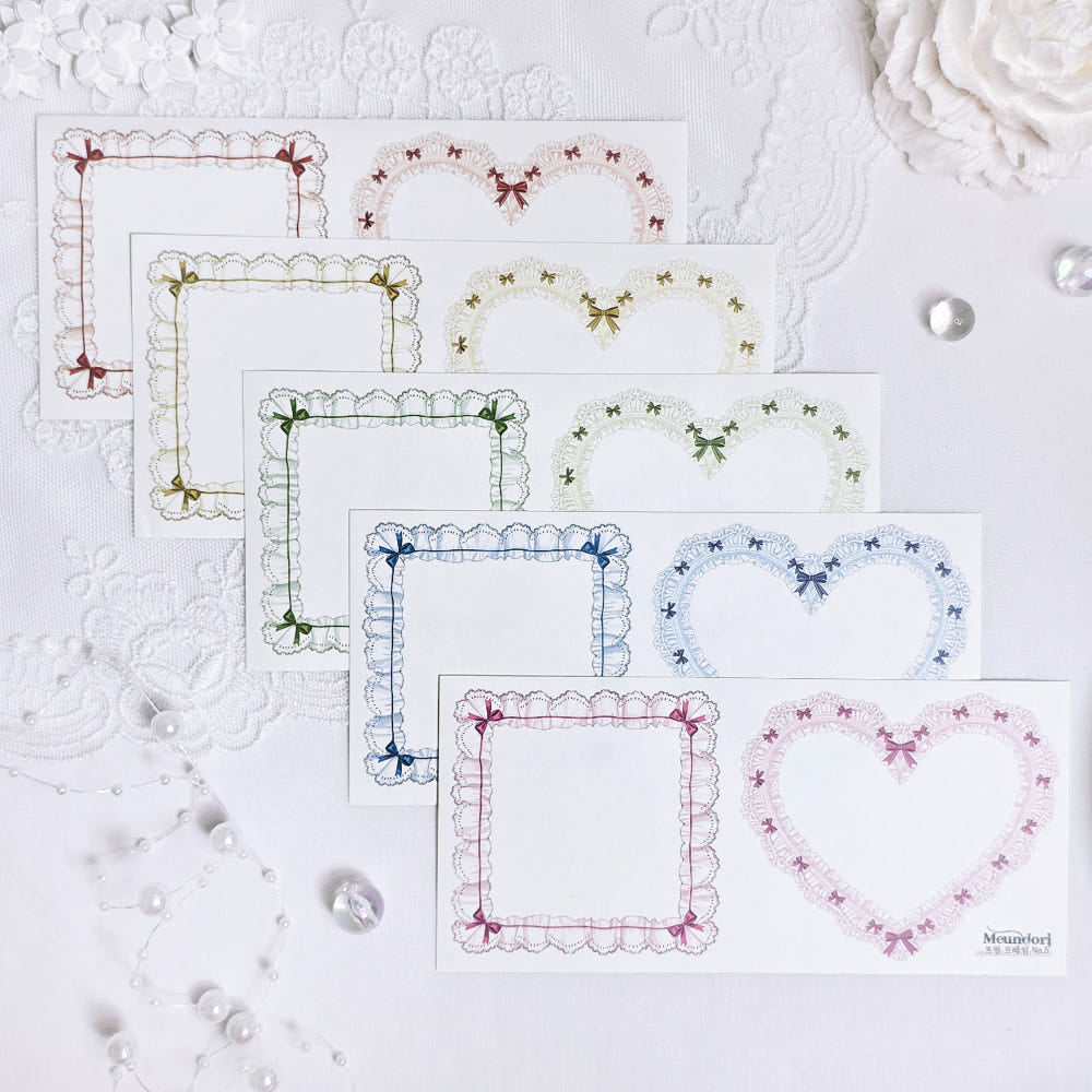 [DOA SHOP] Heart Frame Sticker