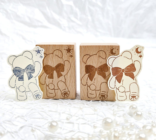 [Syuuume] Wood Stamp Star Bear