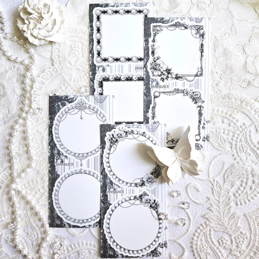 [Jane&Jace] Antique Pearl Frame Paper