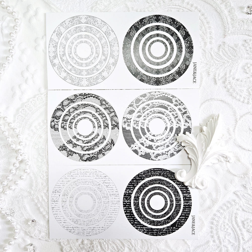 [Jane&Jace] Gentique Circle Frame Paper 200g