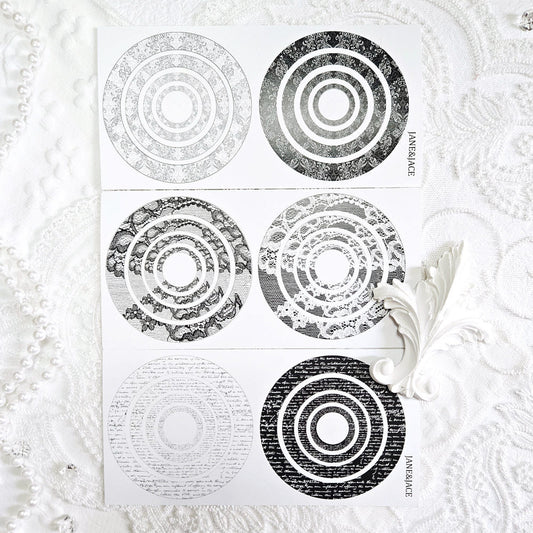 [Jane&Jace] Gentique Circle Frame Paper 200g