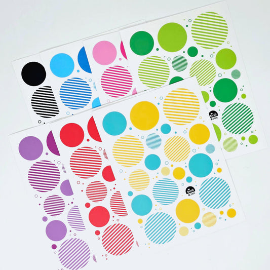 [Kind YumYum Store] Circle transparent sticker PET