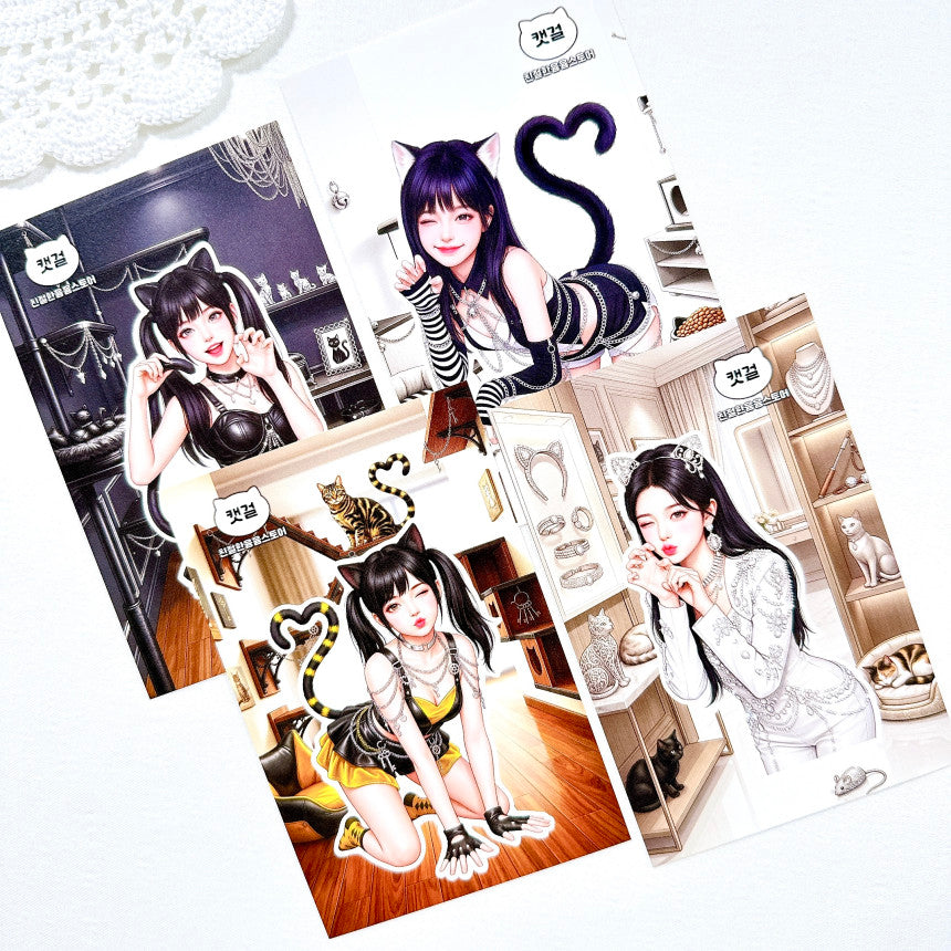 [Kind YumYum Store] Cat girl paper doll