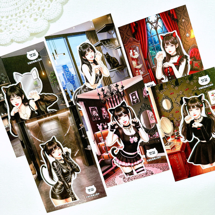[Kind YumYum Store] Cat girl paper doll