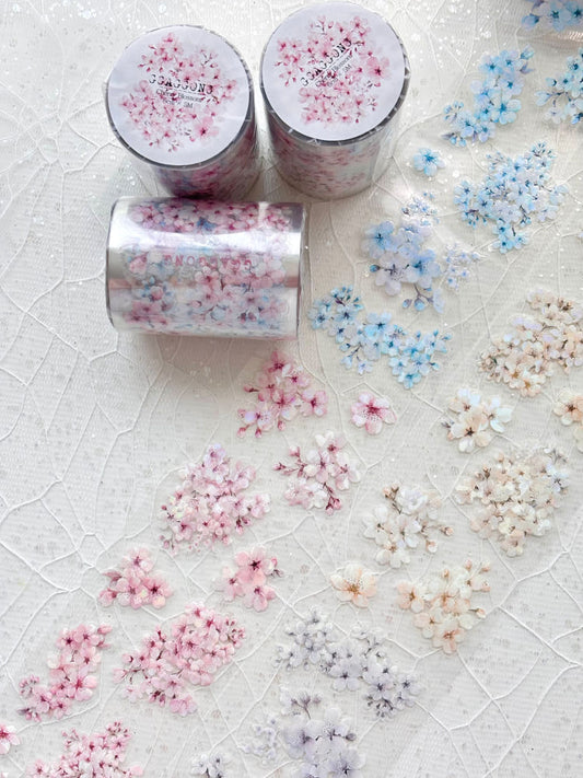 [GGAGGONG] Cherry Blossome PET Tape カット線あり