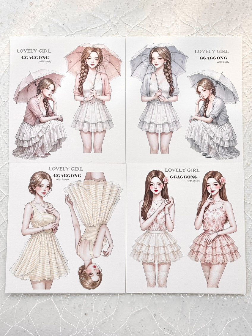 [GGAGGONG] Lovely Girl Paper