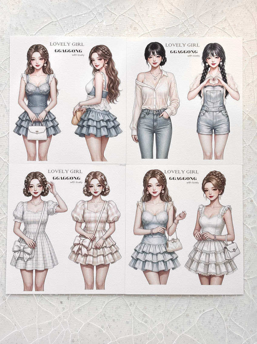 [GGAGGONG] Lovely Girl Paper