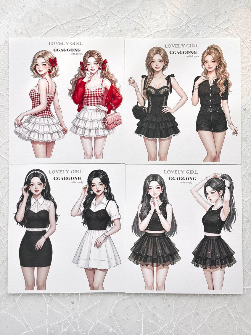 [GGAGGONG] Lovely Girl Paper