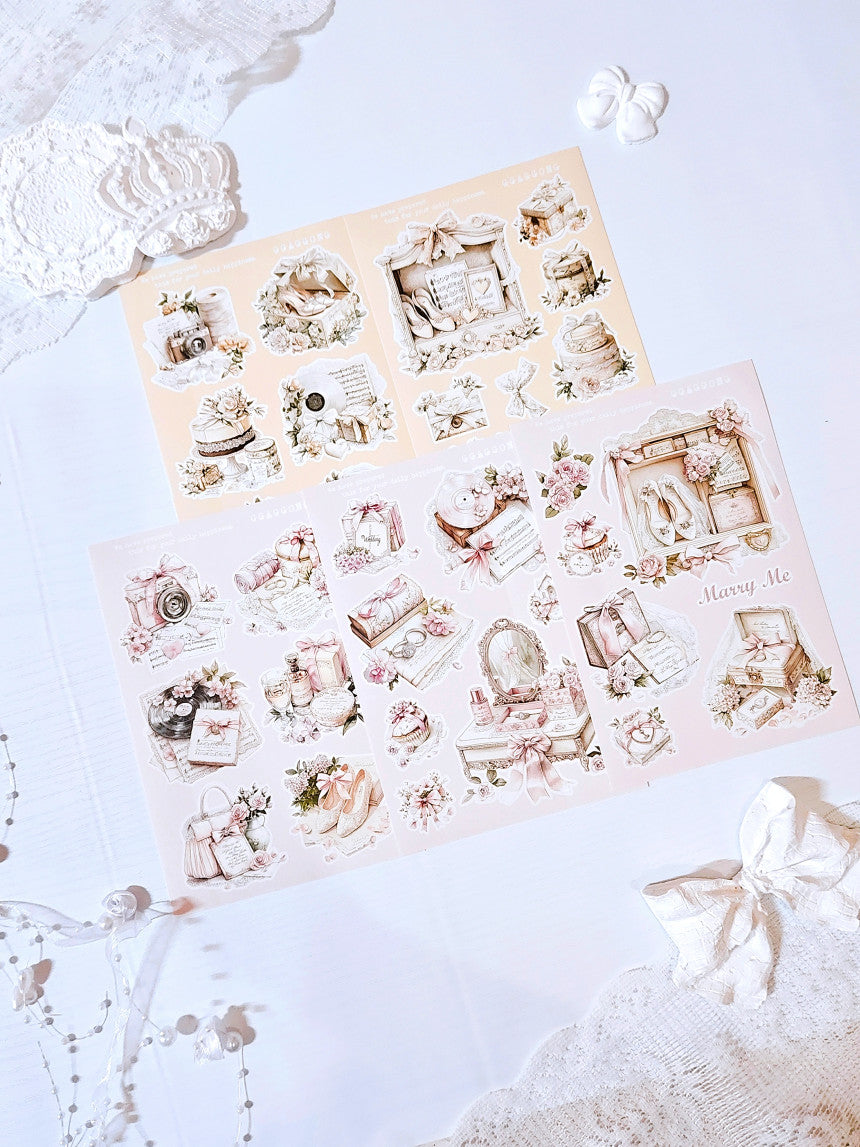 [GGAGGONG] Wedding Sticker