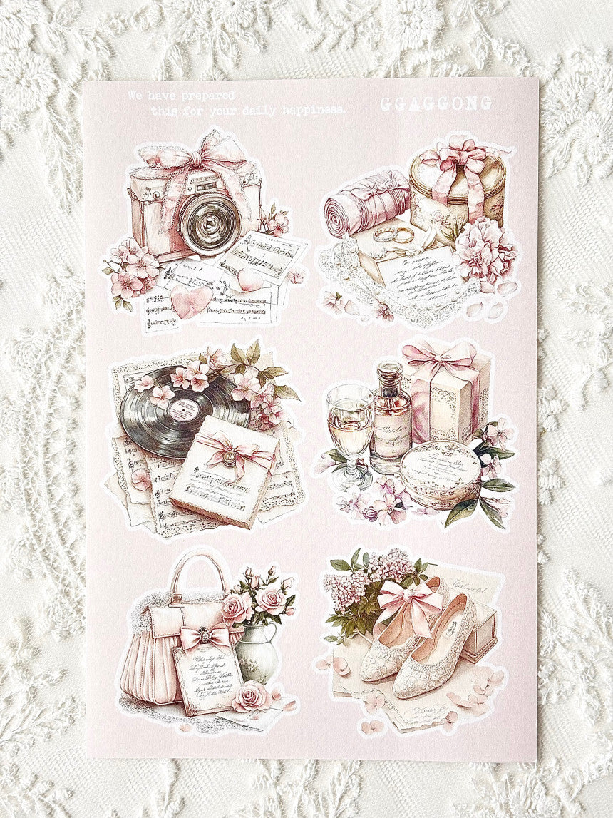[GGAGGONG] Wedding Sticker
