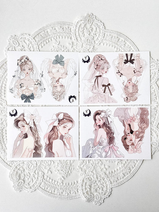 [GGAGGONG] A pure white bride Sticker