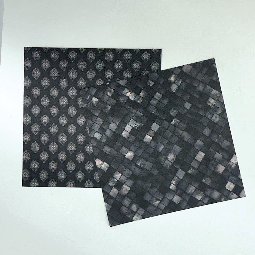 [Ann's NOTE] 4 Oriental Style  Double-sided Design Papers