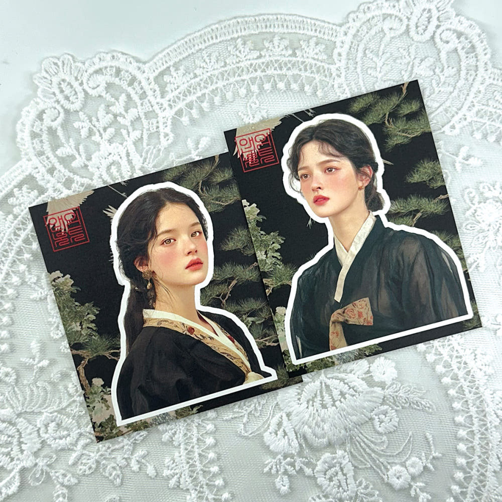 [Ann's NOTE]Hanbok Boys and Girls Paper 14 Sheets