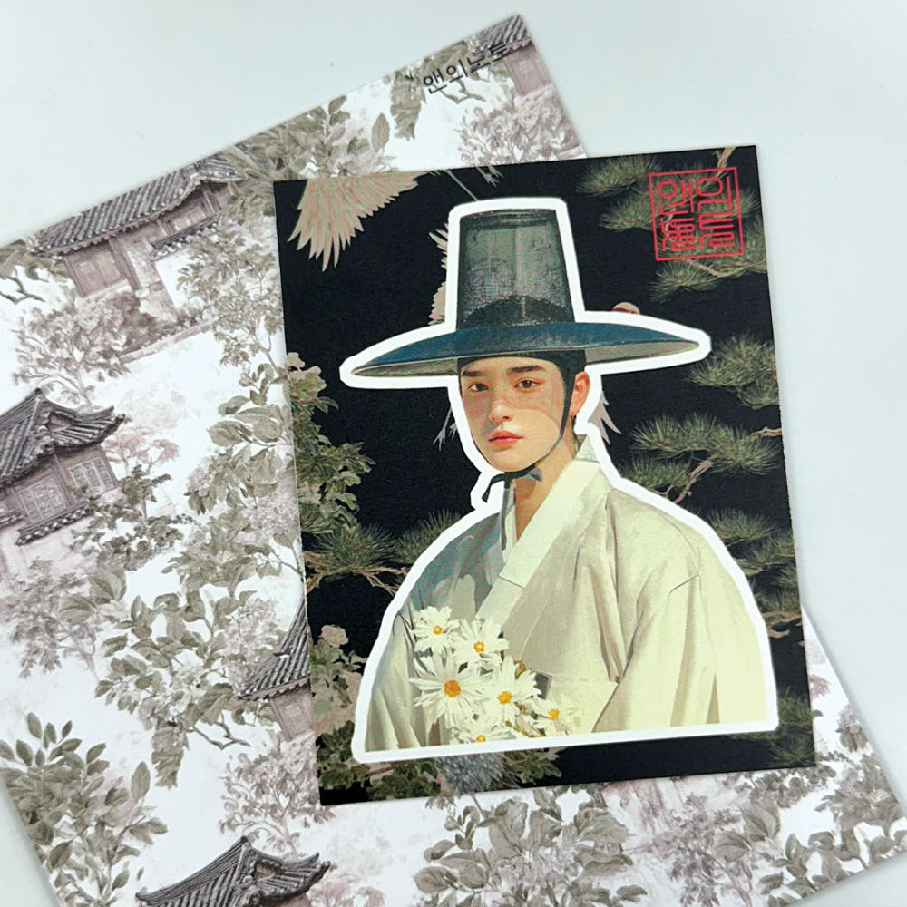 [Ann's NOTE]Hanbok Boys and Girls Paper 14 Sheets