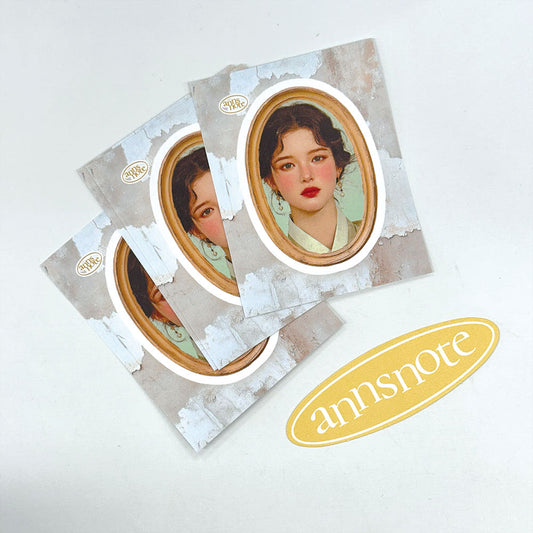 [Ann's NOTE] Hanbok Girl Die-Cut Stickers 5 Sheets