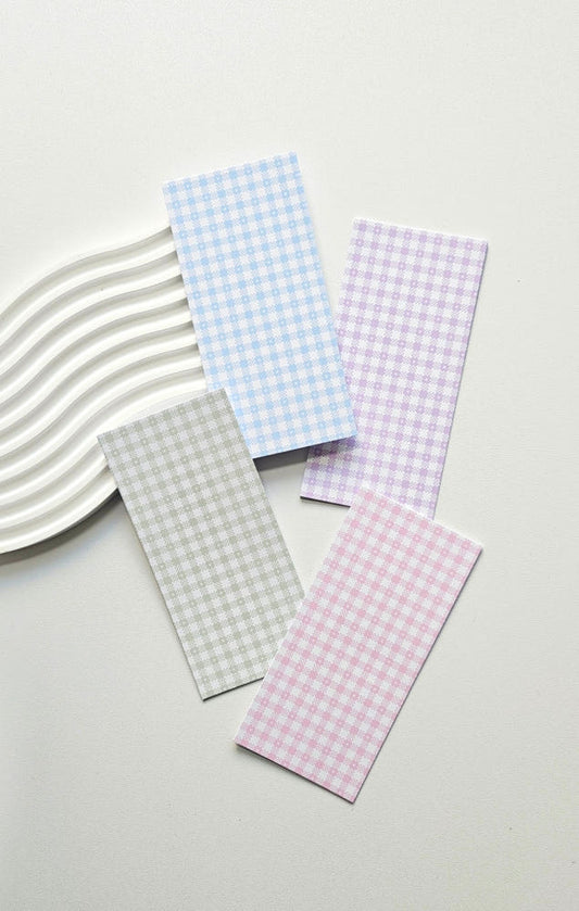 [BUMYUL] Pastel Check Garden Memo