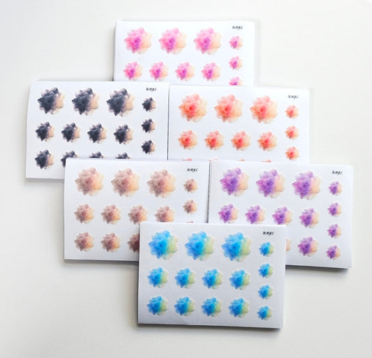 [BUMYUL] Watercolor Flower Bloom PET