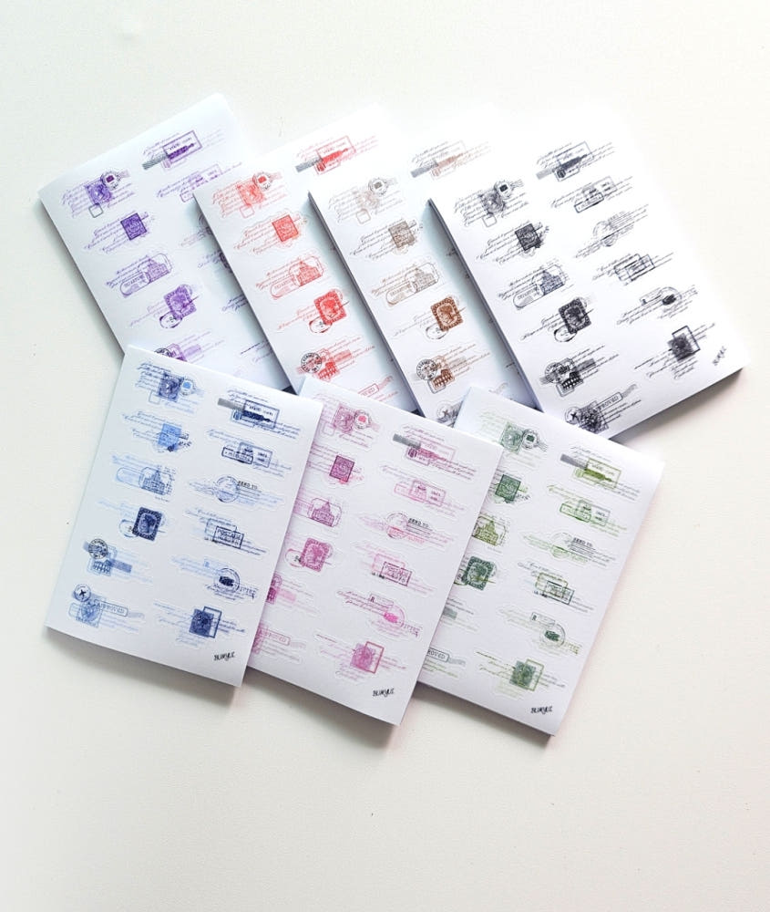 [BUMYUL] Stamped Memories PET STicker
