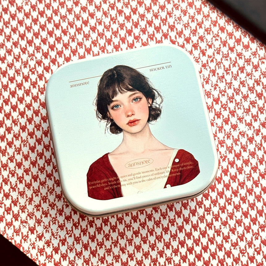 [Ann's NOTE] Stickers in Tin